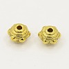 Mixed Tibetan Style Alloy Flower Spacer Beads TIBEB-X0008-RS-2