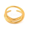 Ion Plating(IP) 304 Stainless Steel Ring Cuff Finger Rings for Women RJEW-S414-53B-G-2