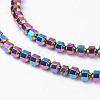 Non-Magnetic Synthetic Hematite Beads Strands X-G-D800-12F-1