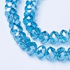 Electroplate Glass Beads Strands EGLA-A034-T10mm-A13-3