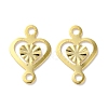 Brass Filigree Connector Charms KK-F880-02G-01-1