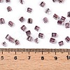 6/0 Transparent Inside Colours Glass Seed Beads SEED-N006-003M-4