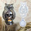 Halloween Owl Skull Candle Holder DIY Silicone Statue Molds SIL-F007-05-1