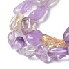 Natural Ametrine Beads Strands G-I351-A11-4