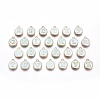 Double-sided Alloy Enamel Charms ENAM-WH0046-A03-1
