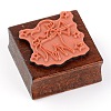 Wood DIY Stamps DIY-WH0246-24H-1