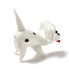 3D Dalmatian Dog Handmade Lampwork Ornaments Figurine DJEW-C013-01-2