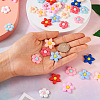DIY Flower Cabochons Jewelry Making Finding Kit FIND-TA0002-45-6