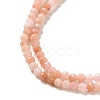 Natural Pink Aventurine Beads Strands G-B074-B05-01-4