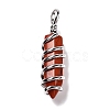 Natural Red Jasper Big Pointed Pendants G-I322-05P-06-2