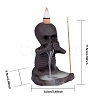 Ceramic Skull Backflow Incense Burner Smoke Waterfall Incense Holder JX840A-2