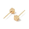 Brass Stud Earring Findings KK-R164-03G-2