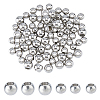 DICOSMETIC 2 Style 304 Stainless Steel European Beads STAS-DC0015-67-1