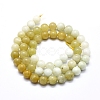 Natural Yellow Aquamarine Beads Strands G-D0013-53-2