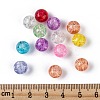 Transparent Crackle Glass Beads CCG-R001-8mm-M-3