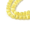 Natural Selenite Dyed Beads Strands G-P493-02B-4