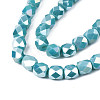 Electroplate Glass Beads Strands EGLA-N002-13-A04-3