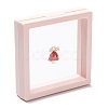 Square Transparent PE Thin Film Suspension Jewelry Display Box CON-D009-01A-04-1