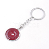 Synthetic & Natural Colour Jade Keychain KEYC-S252-06-2