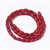 Synthetic Coral Beads Strands CORA-T009-21-2