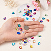 Pandahall 72pcs 12 colors Teardrop Shape Sew on Rhinestone GLAA-TA0001-45-7