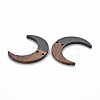 2-Hole Resin & Walnut Wood Buttons RESI-S389-080-B02-3