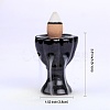 Cup Shape Ceramics Ornaments Backflow Incense Mini Incense Burner Decorative Gifts JX864A-2