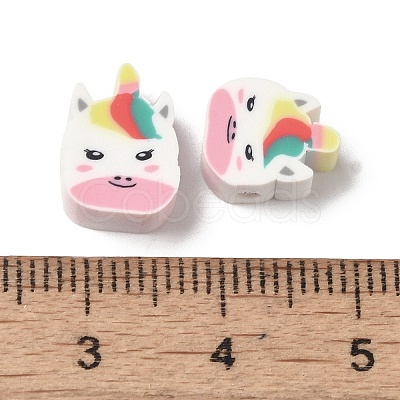 Handmade Polymer Clay Beads CLAY-H005-17D-1