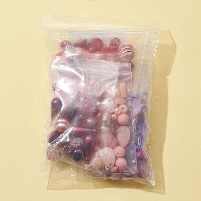 100G 5 Colors Acrylic Beads SACR-FS0001-07B-1