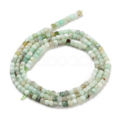 Natural Chrysoprase Beads Strands G-G140-C07-02-1