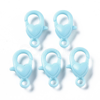 Opaque Acrylic Lobster Claw Clasps SACR-T358-06-1