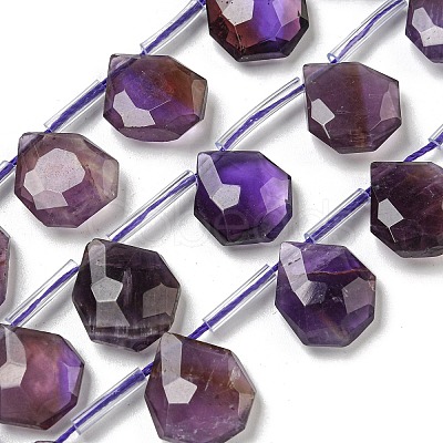 Natural Amethyst Beads Strands G-P544-C01-01-1