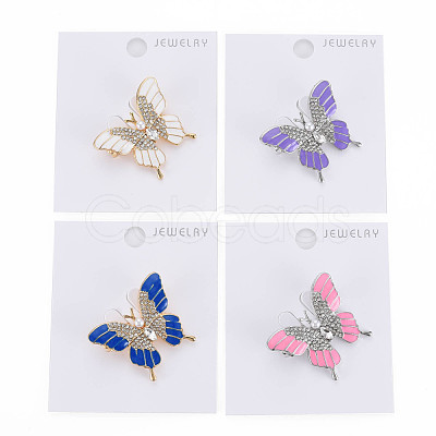 Butterfly Enamel Pin JEWB-N007-024-FF-1