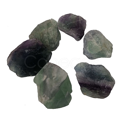 Rough Raw Natural Fluorite Beads G-F710-18-1