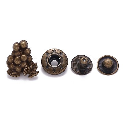 Brass Snap Buttons X-SNAP-S012-004-RS-1