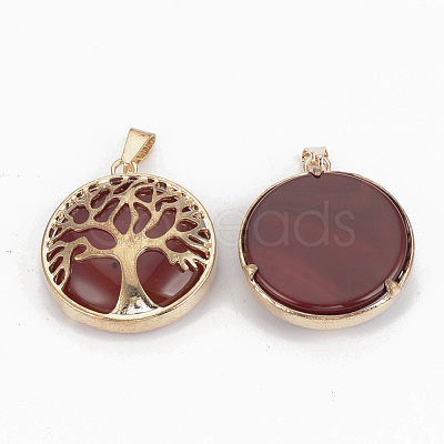 Natural Carnelian Pendants G-S292-10H-G-1