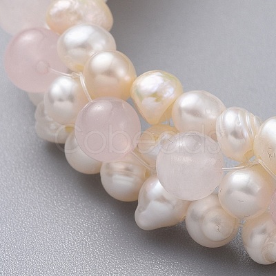 Natural Freshwater Pearl Necklaces NJEW-JN02509-01-1