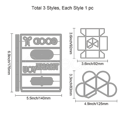 Carbon Steel Cutting Dies Stencils DIY-WH0309-998-1