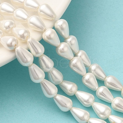 Electroplate Shell Pearl Beads Strands BSHE-G010-6x9mm-01A-1