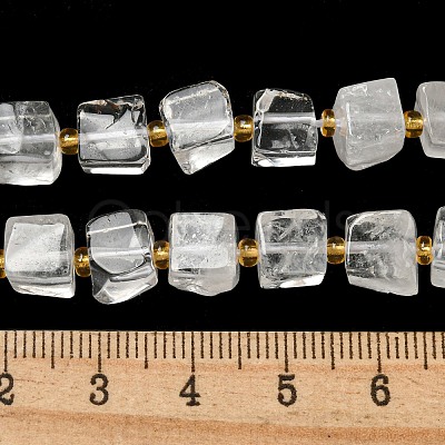 Natural Quartz Crystal Beads Strands G-G053-B15-01B-1