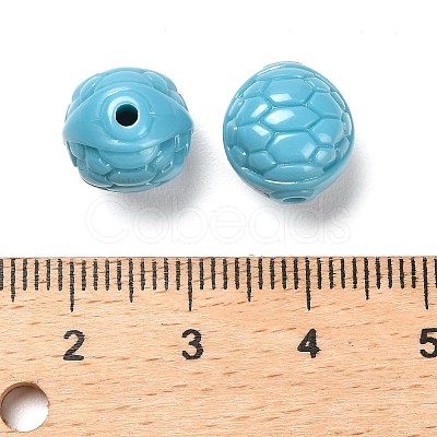 Opaque Acrylic Beads X-OACR-G037-01C-1