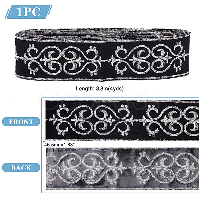 Ethnic Style Polyester Ribbon OCOR-WH0047-56A-01-1