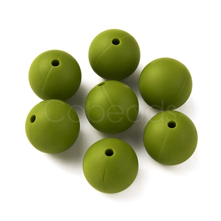 Food Grade Eco-Friendly Silicone Beads SIL-WH0013-01M-1