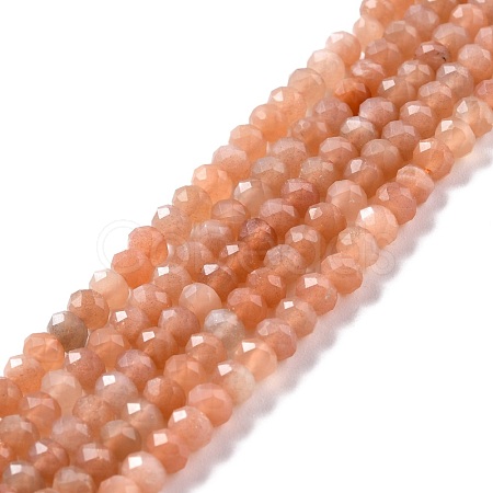 Natural Sunstone Beads Strands G-K312-09B-1