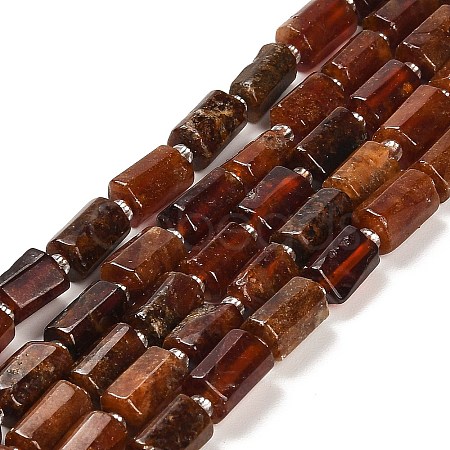 Natural Garnet Beads Strands G-G068-A16-01-1