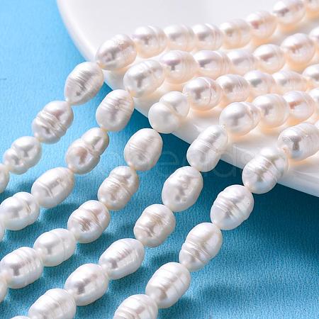 Grade A Natural Cultured Freshwater Pearl Beads Strands A23WB011-1