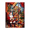 Wooden Puzzles, Children Intelligence Toys, Christmas Theme, Santa Claus, 380x280mm