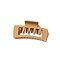 Plastic Claw Hair Clips, Hair Accessories for Women & Girls, Rectangle, Sandy Brown, 80x40x42mm