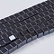 Non-magnetic Synthetic Hematite Beads Strands, Square, Black, Size: about 6mm wide, 6mm long, hole: 1mm, about 68pcs/strand