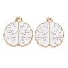 Alloy Enamel Pendants PALLOY-Q452-01LG-01-1